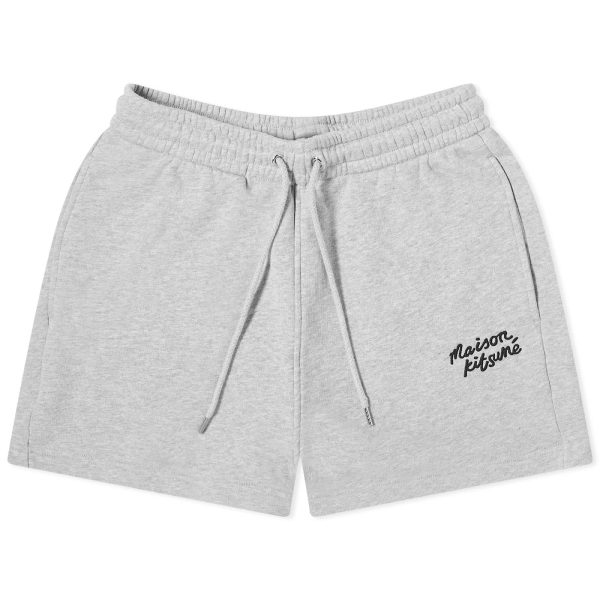 Maison Kitsune Handwriting Logo Regular Jog Shorts