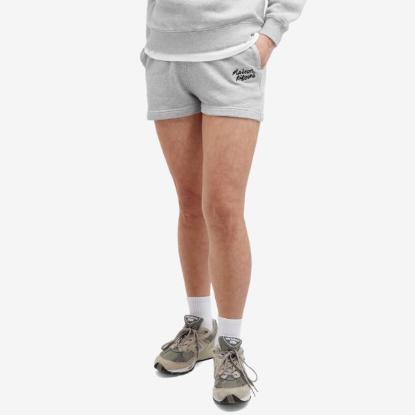 Maison Kitsune Handwriting Logo Regular Jog Shorts