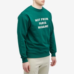 Drôle de Monsieur Not From Paris Madame Crew Sweat