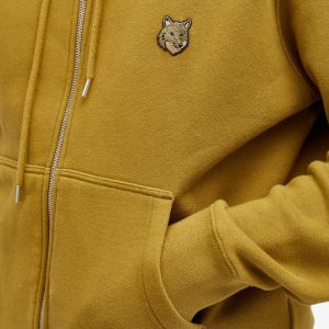 Maison Kitsuné Bold Fox Head Patch Zip Hoodie