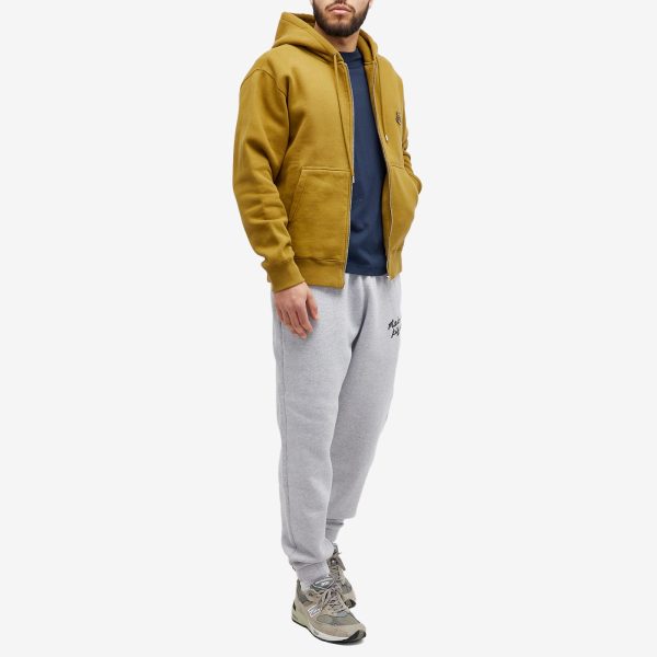 Maison Kitsuné Bold Fox Head Patch Zip Hoodie