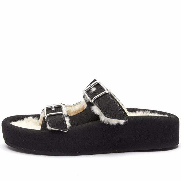 MM6 Maison Margiela Shearling Sandal