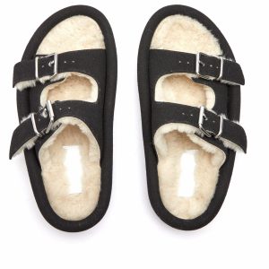 MM6 Maison Margiela Shearling Sandal