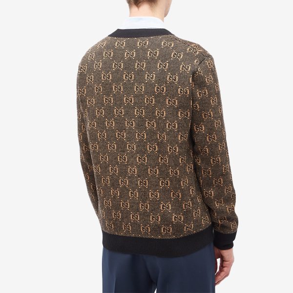 Gucci GG Logo Knit Cardigan