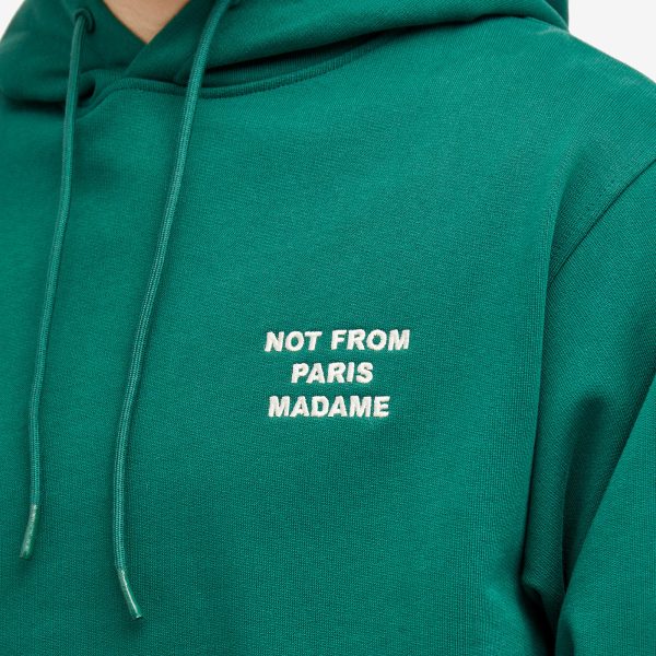 Drôle de Monsieur Not From Paris Madame Hoodie