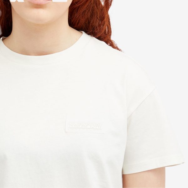 Napapijri Patch Logo Cropped T-Shirt