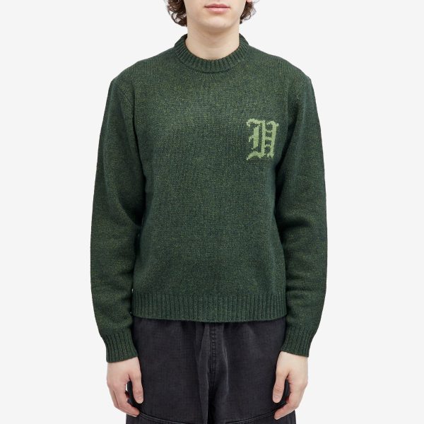 Han Kjobenhavn Intarsia Logo Crewneck Knit