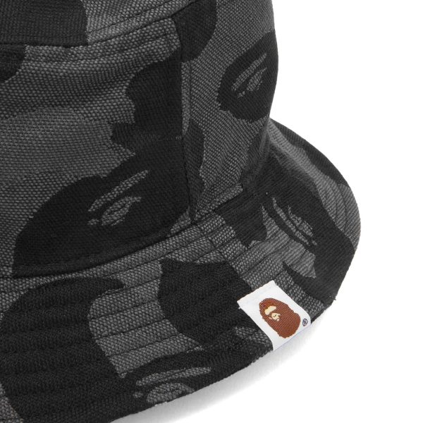 A Bathing Ape One Point Metal Pin Bucket Hat