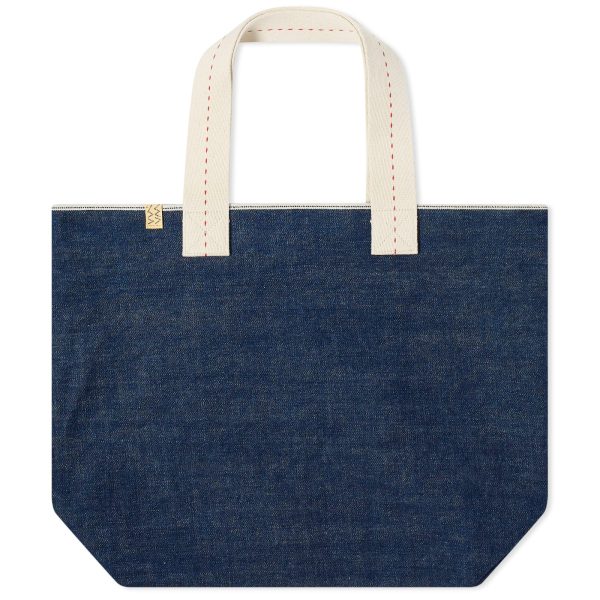 Visvim Raw Denim Comber Tote Bag