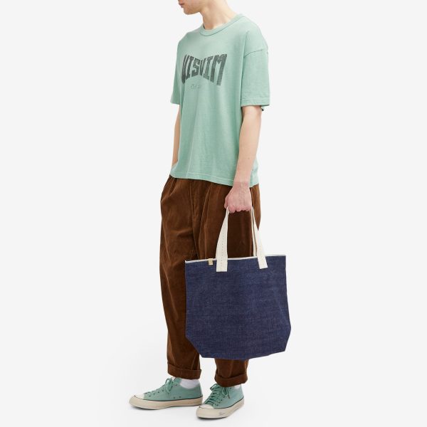 Visvim Raw Denim Comber Tote Bag