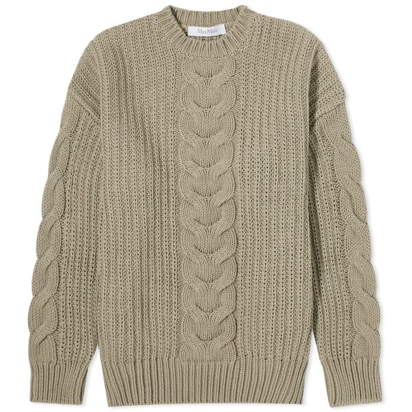 Max Mara Acciaio Cable Knit Jumper