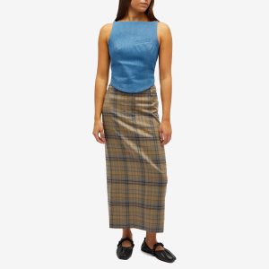 Aya Muse Colia Denim Sleeveless Top