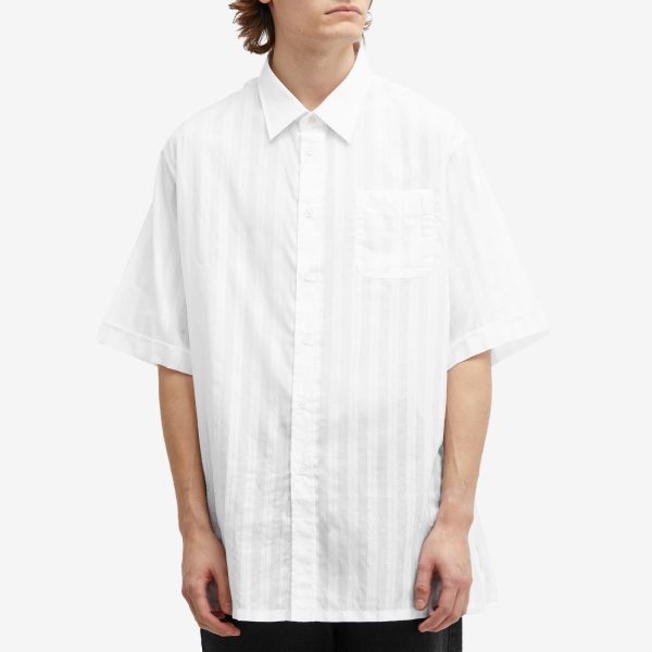 Givenchy Voile Stripe Short Sleeve Shirt