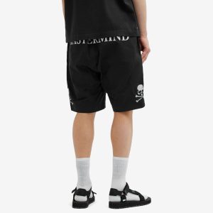 MASTERMIND WORLD Belted Drawstring Skull Shorts