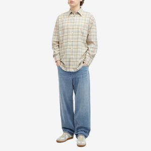 Auralee Superlight Wool Check Shirt