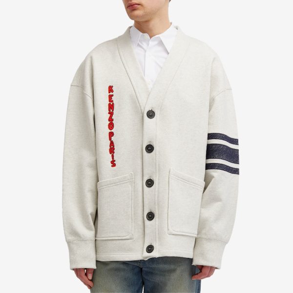 Kenzo Drawn Varsity Oversize Cardigan