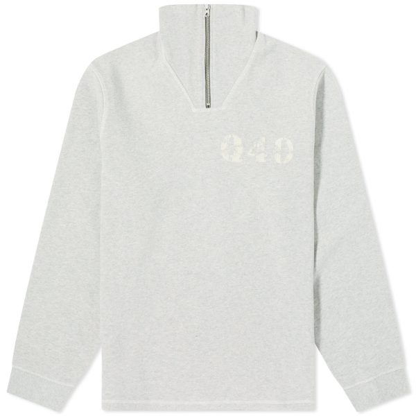 Sunspel x Nigel Cabourn Half Zip Sweatshirt