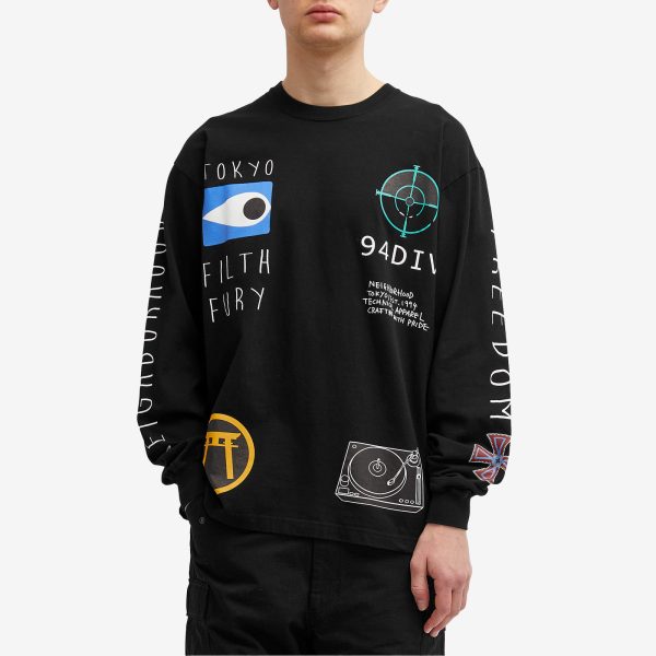 Neighborhood 10 Long Sleeve Hand Painted T-Shirt