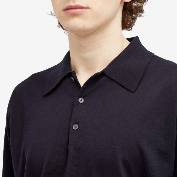 Auralee Cotton Knit Polo