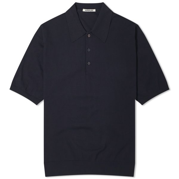 Auralee Cotton Knit Polo