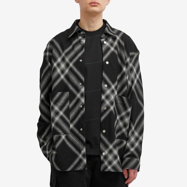 Burberry Wool Check Overshirt