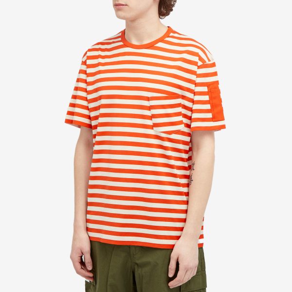 Sunspel x Nigel Cabourn Stripe Pocket T-shirt