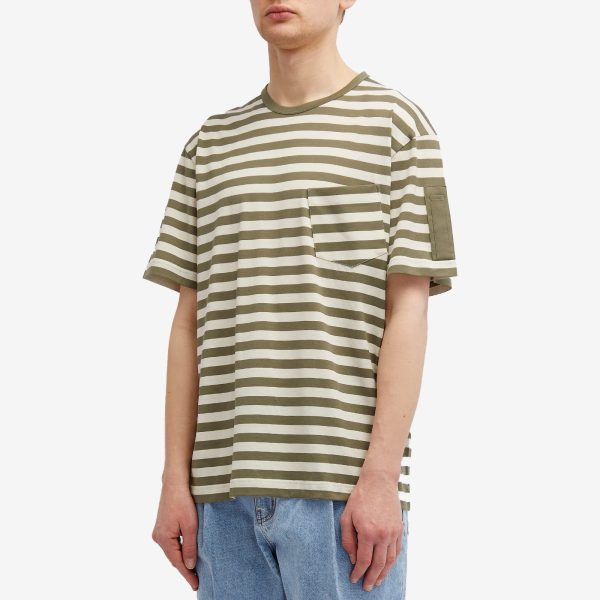 Sunspel x Nigel Cabourn Stripe Pocket T-shirt