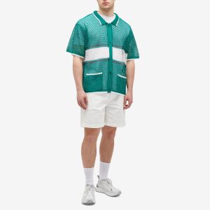 F/CE. Mesh Knitted Short Sleeve Shirt