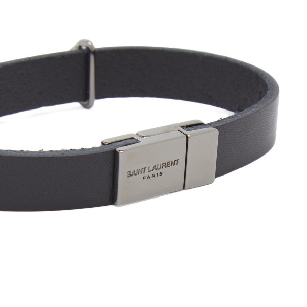 Saint Laurent YSL Leather Bracelet