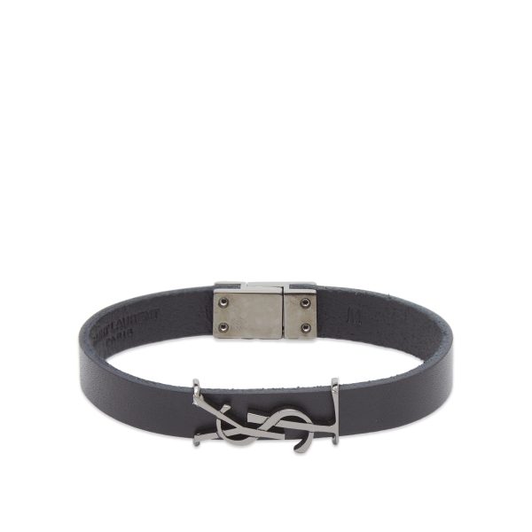 Saint Laurent YSL Leather Bracelet