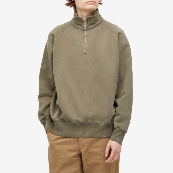 Norse Projects Marten Relaxed Raglan Half Zip Sweat