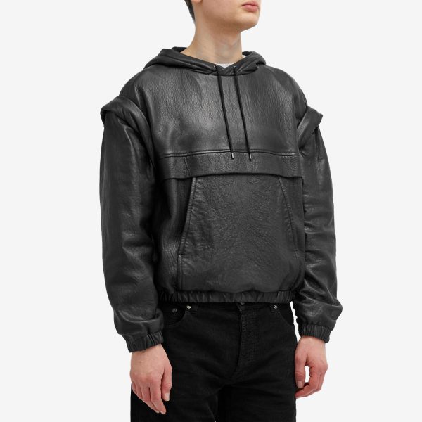 Saint Laurent Leather Hoodie