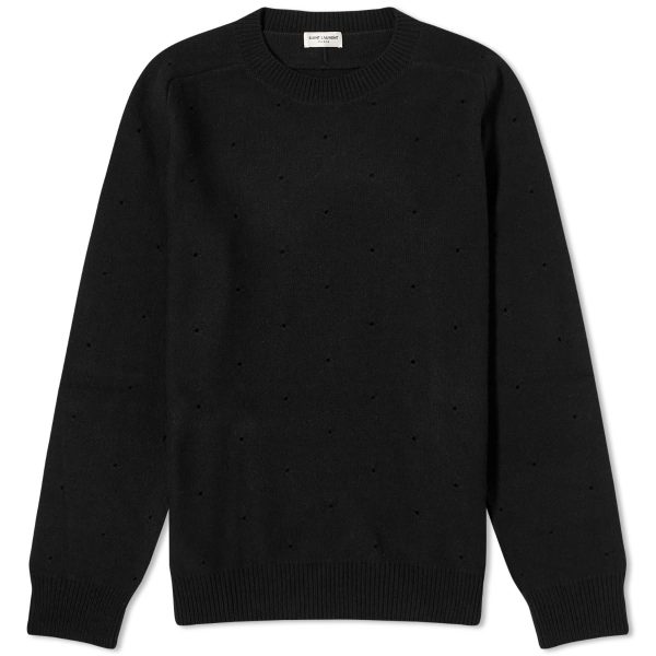 Saint Laurent Hole Crew Jumper