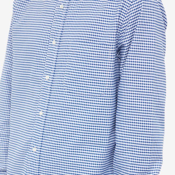 Beams Plus Button Down Gingham Oxford Shirt