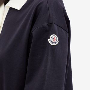 Moncler Contrast Collar Polo Top