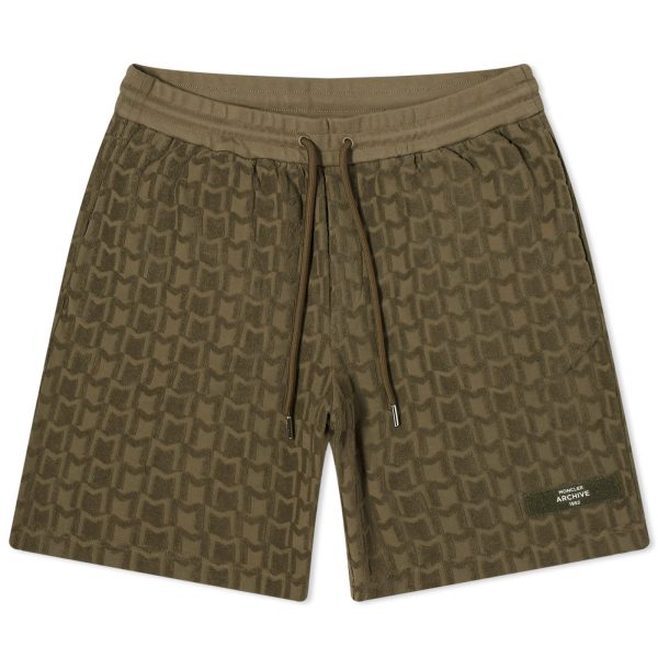 Moncler Towelling Monogram Short