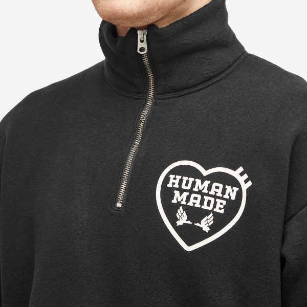 Human Made Military Half-Zip Sweatshirt