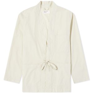 Universal Works Organic Poplin Tie Front Jacket