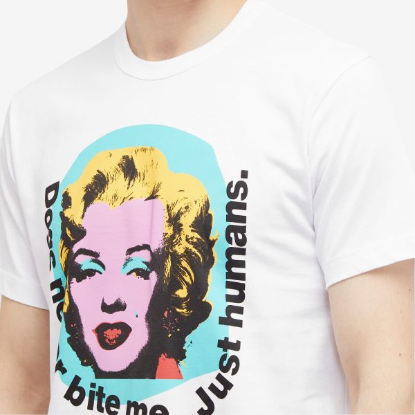 Comme des Garçons SHIRT x Andy Warhol Marilyn Monroe T-Shirt