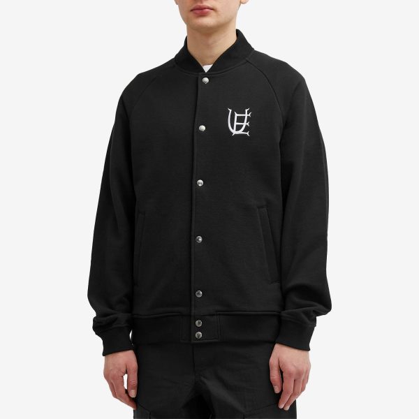 Uniform Experiment Logo Varsity Bomber Jacket