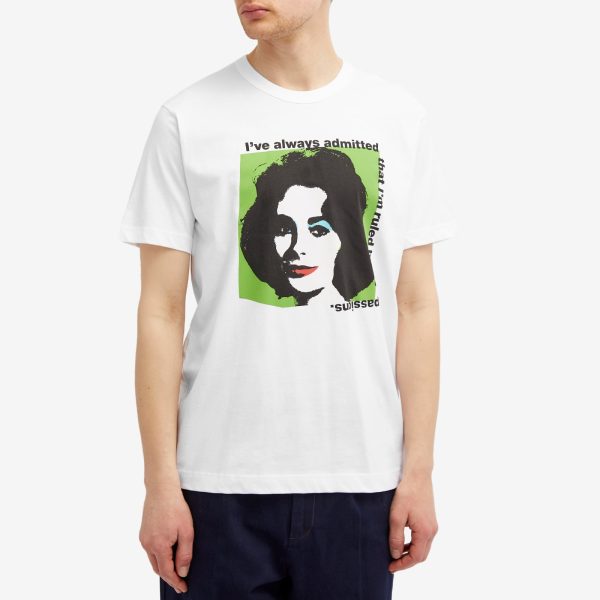 Comme des Garçons SHIRT x Andy Warhol Elizabeth Taylor T-Shi