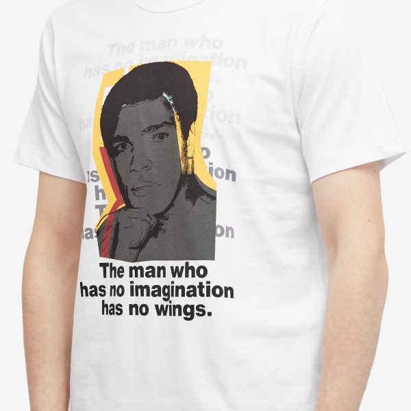 Comme des Garçons SHIRT x Andy Warhol Muhammad Ali T-Shirt