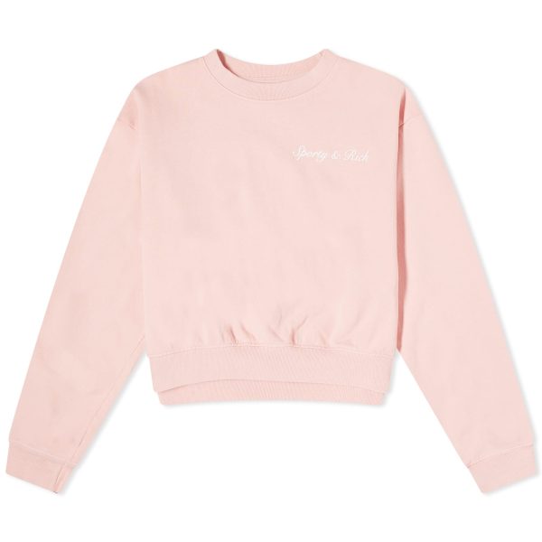 Sporty & Rich Syracuse Cropped Crew Sweat