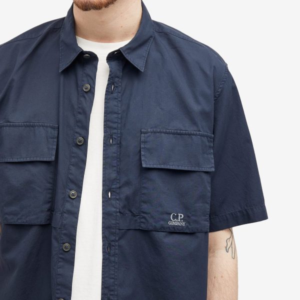 C.P. Company Cotton Ripstop Short Sleeve Shirt