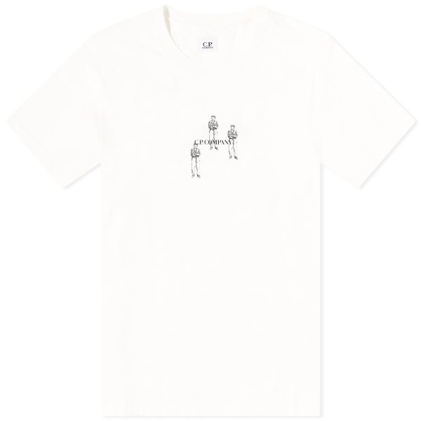 C.P. Company 30/1 Jersey Relaxed Graphic T-Shirt