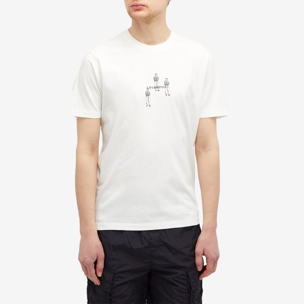 C.P. Company 30/1 Jersey Relaxed Graphic T-Shirt