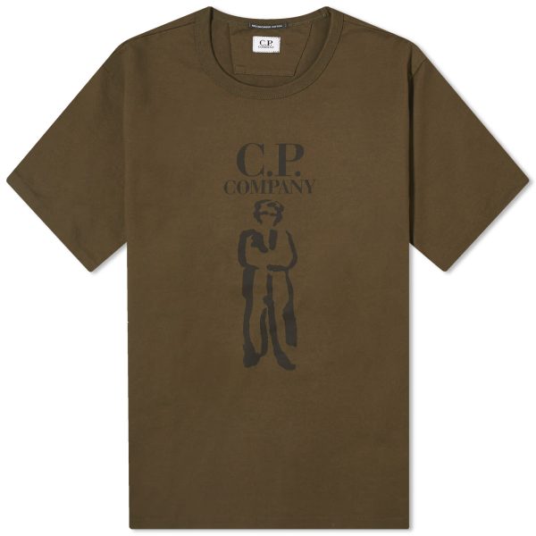 C.P. Company 30/2 Mercerized Jersey Twisted British Sailor T