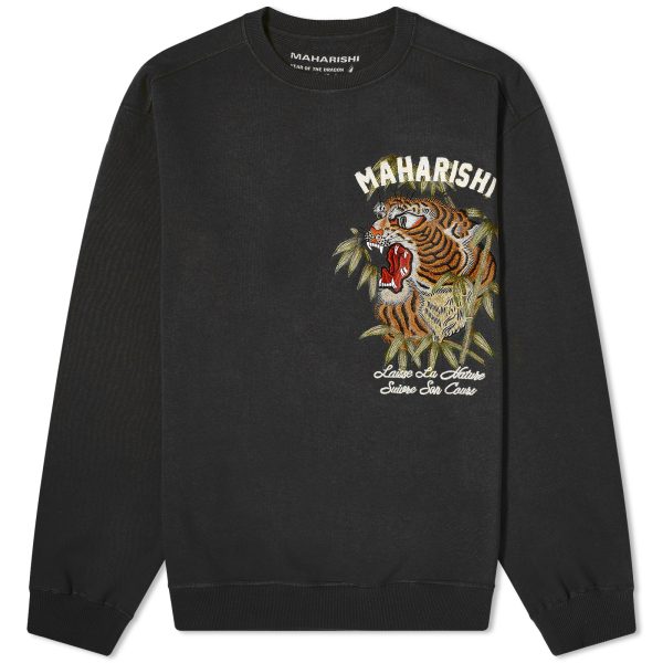 Maharishi Maha Tiger Embroidered Sweatshirt