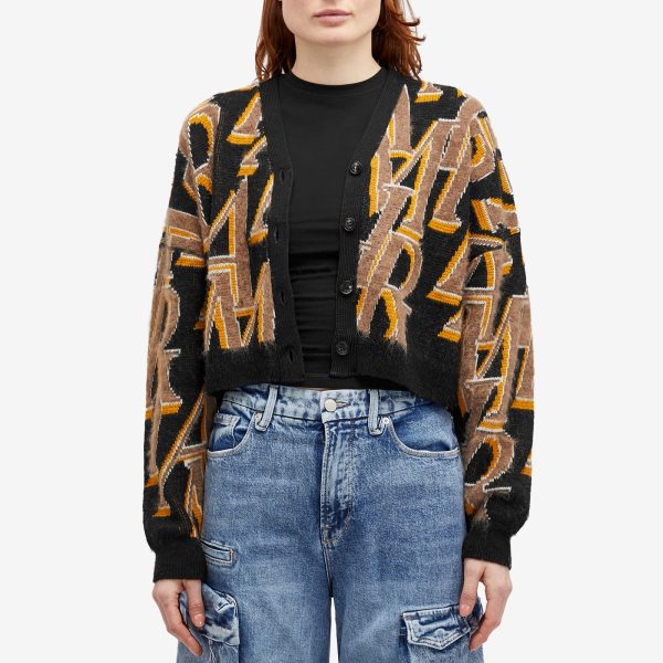 AMIRI All Over Logo Cardigan