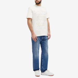 Golden Goose Gauze Flower Mills Print T-Shirt